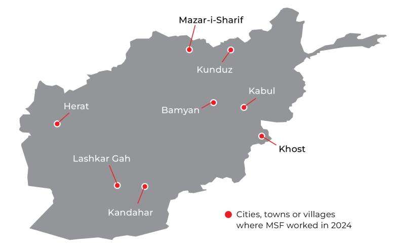 Afghanistan IAR map 2024